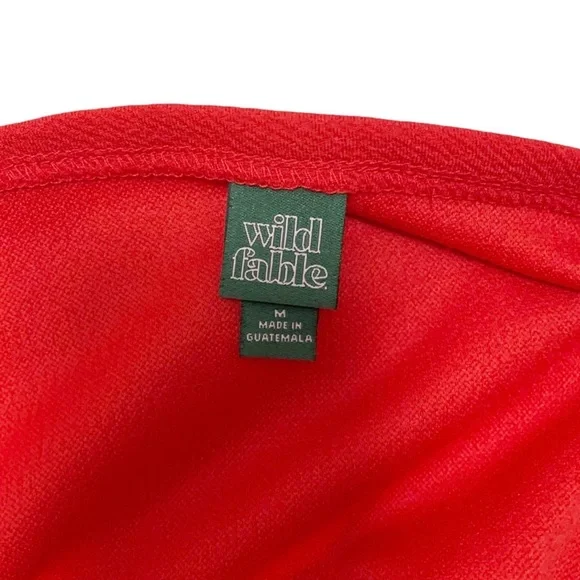 Wild Fable Red Spagetti Dress - Sz M - Picture 4 of 11